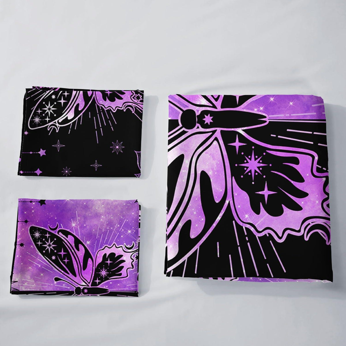 Bettwäsche-Set Schmetterlinge bunt 200x200 cm