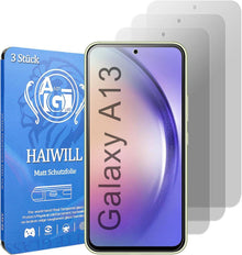 Matt Schutzfolie Samsung Galaxy A13 A04s 3er Set 9H Displayschutz