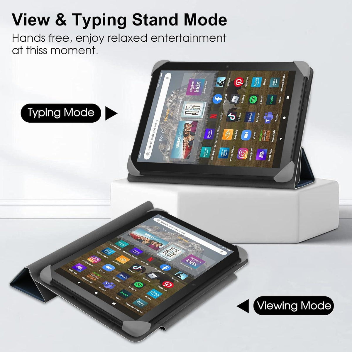 Universal Tablet Hülle 7-8 Zoll mit Magnetschließe und