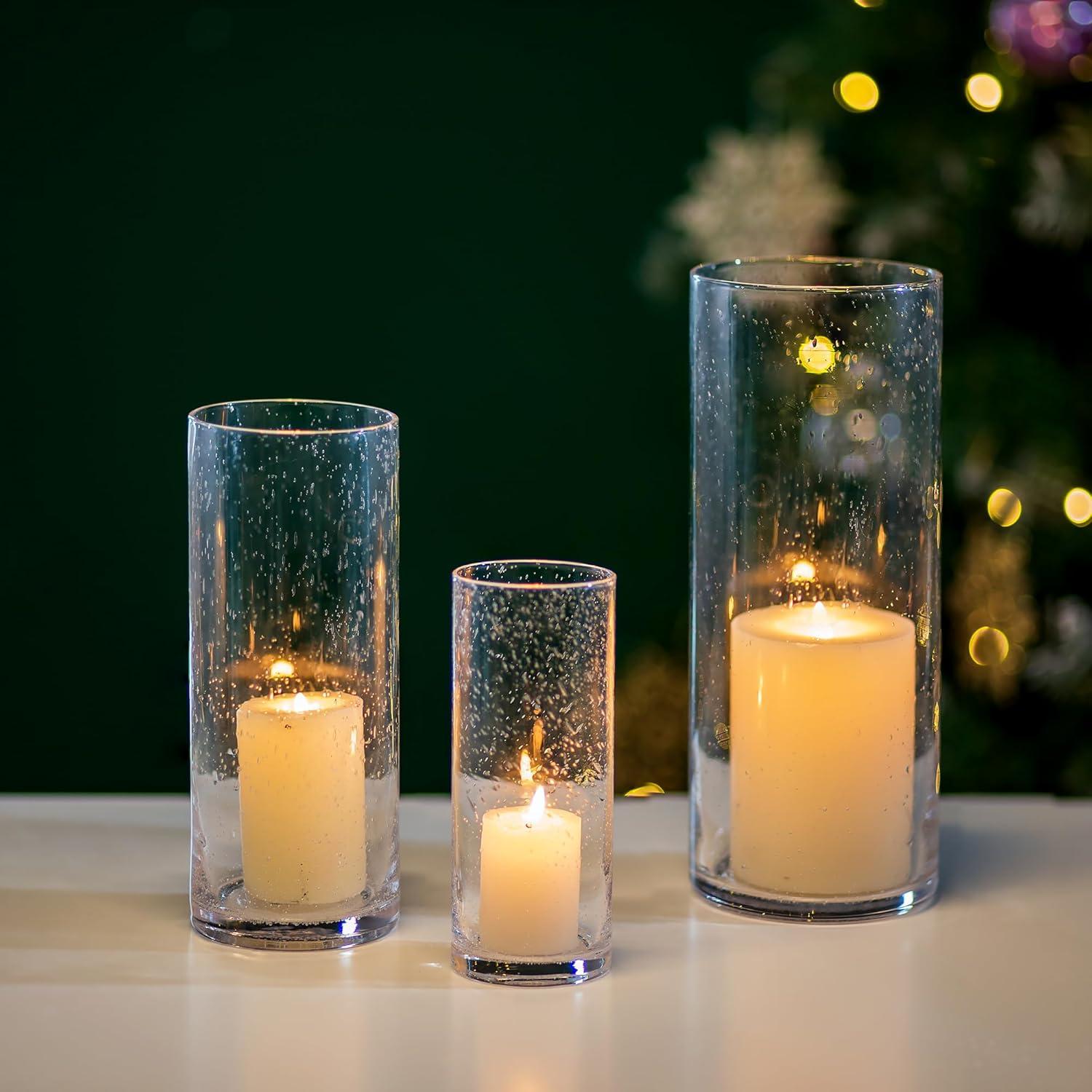 Kerzenständer Glas Windlicht