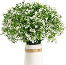 Kunstblumen Schleierkraut Hochzeit Home weiß 12 Stück