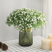 Kunstblumen Schleierkraut weiß 12 Stück für Hochzeit & Deko