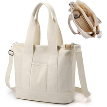 Canvas Handtasche Damen Umhängetasche Schultertasche Shopper