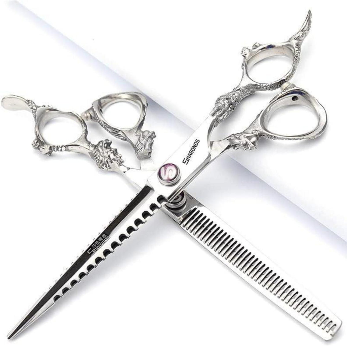 7 Zoll Friseurschere Edelstahl – 4er Set | Professionelle Haarschere