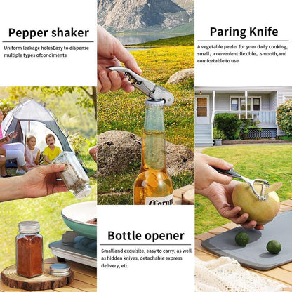 Camping-Kochgeschirr-Set aus Edelstahl für Outdoor-Abenteuer