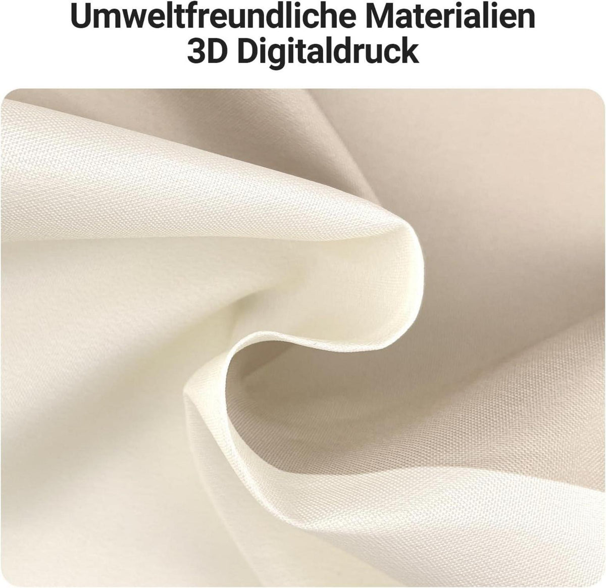 Duschvorhang Beige Streifen Antischimmel Wasserdicht Polyester