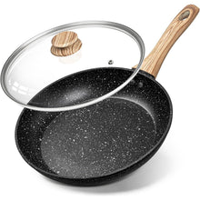 Antihaft-Pfanne mit Deckel 30cm Induktion Steinpfanne