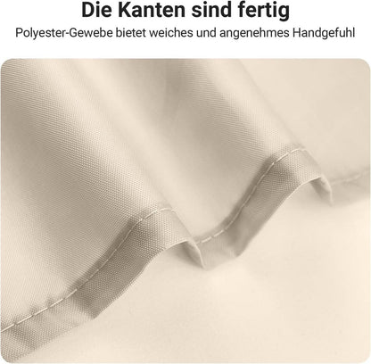 Badevorhang Antischimmel Wasserabweisend Beige 180x160cm waschbar