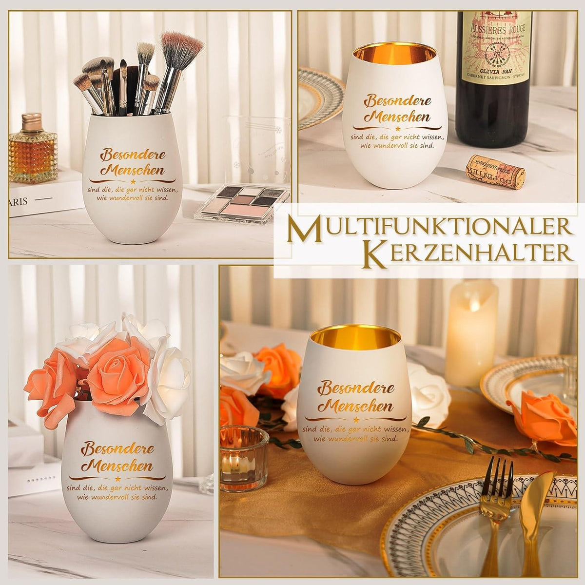 Windlicht mit Gravur Weihnachten Geschenke Frauen Spruch Dankeschön Kollegin