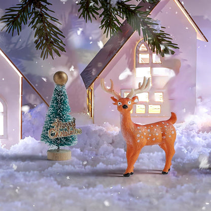 Miniatur Wichteltür Set Weihnachtsdekoration für Kinderzimmer