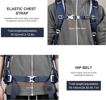 75L Trekkingrucksack Wanderrucksack Reiserucksack Camping Outdoor