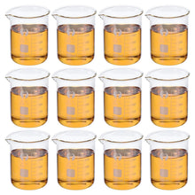 12x 300ml Borosilikat Glasbecher mit Skala & Ausgießer