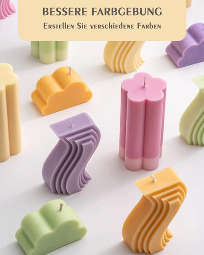 BOYUJK Paraffinwachs für Kerzen - 1KG/2KG/5KG - DIY Kerzenprojekte & Nachfüllen