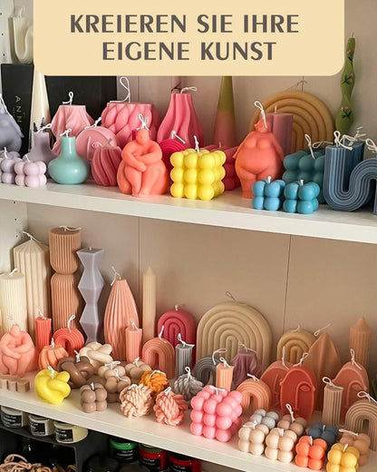 Paraffinwachs für Kerzen 1KG/2KG/5KG - DIY Kerzenprojekte & Kerzen