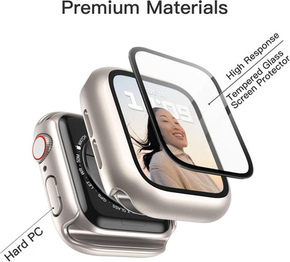 Schutzhülle mit Displayschutz für Apple Watch SE Series 6 5