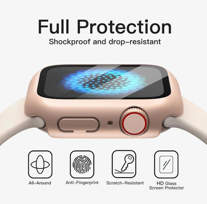 Hülle Displayschutz Apple Watch SE Series 6 5 4 40mm Gold