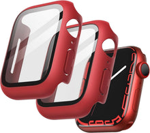 Displayschutz Hülle für Apple Watch Series 9 8 7 41mm, Rot