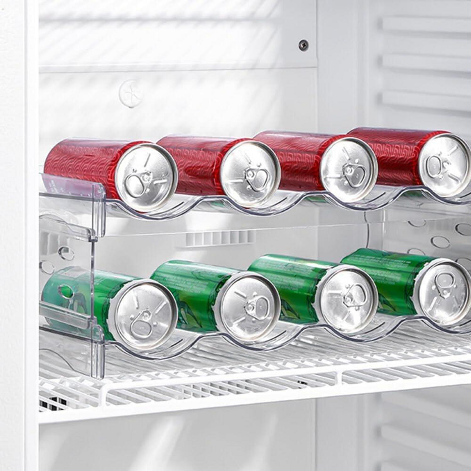 Transparenter Flaschenorganizer Kühlschrank für Sport & Getränke
