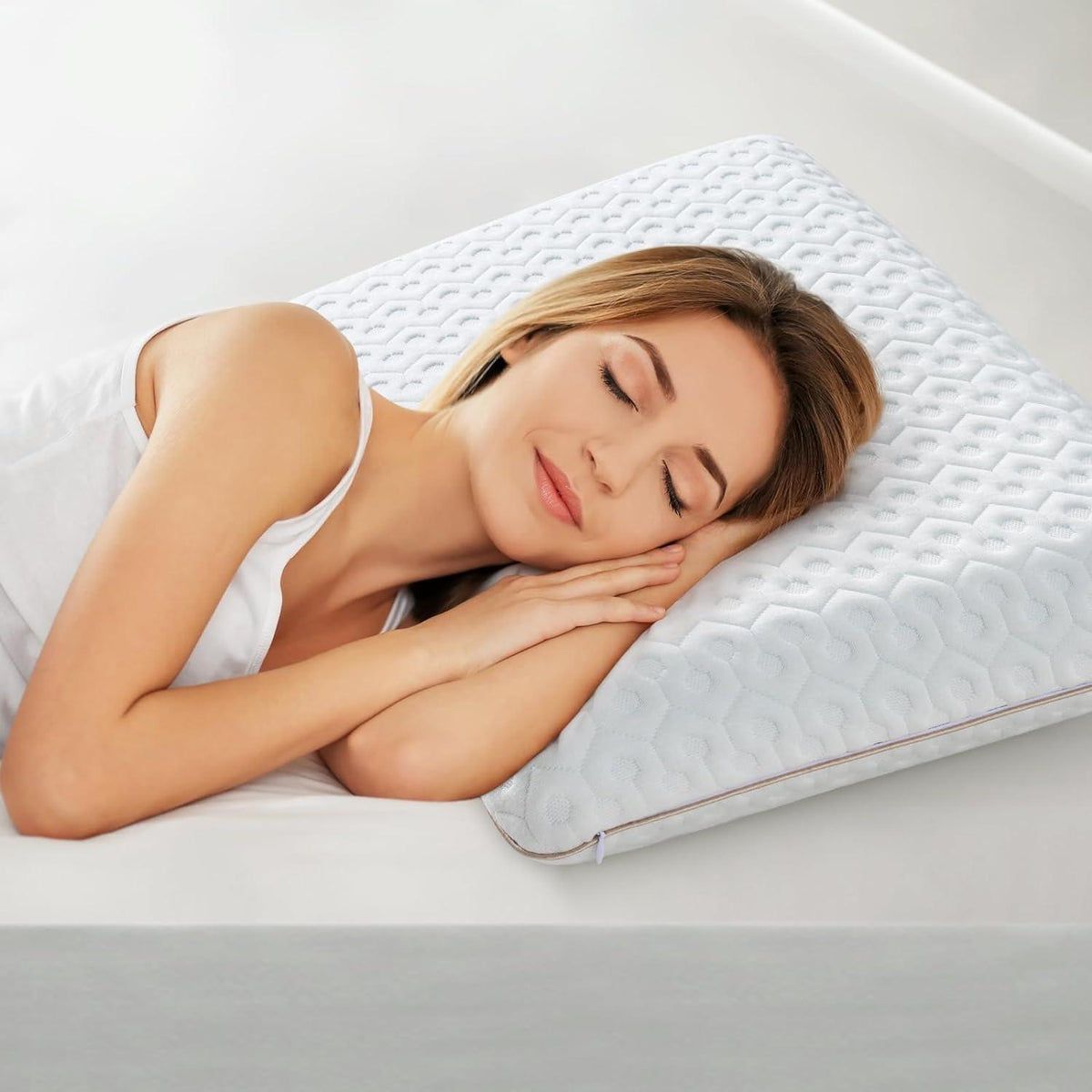 Orthopädisches Gel Memory Foam Kissen 40x60cm 13cm Höhe, Visco