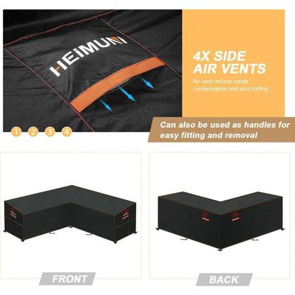 L-Form Sofa Abdeckung Outdoor – Wasserdicht & Winterfest