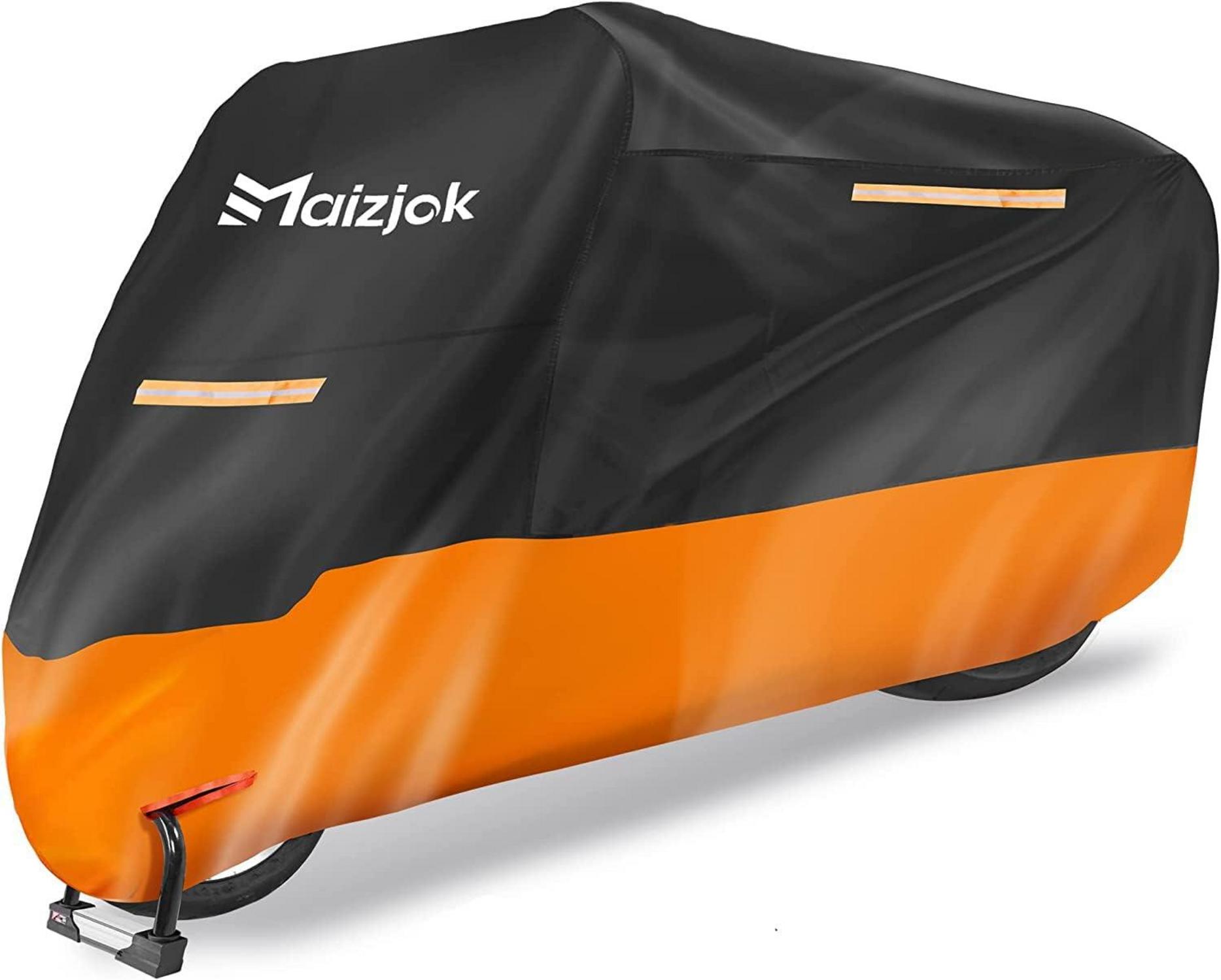 Motorrad Abdeckplane Wasserdicht 210D Polyester Reflektoren