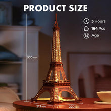 Rolife 3D Puzzle Eiffelturm Modell mit LED Lichtern 164