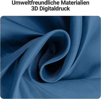 Duschvorhang Dunkelblau 150x180cm, Wasserabweisend, Antischimmel Stoff, Waschbar
