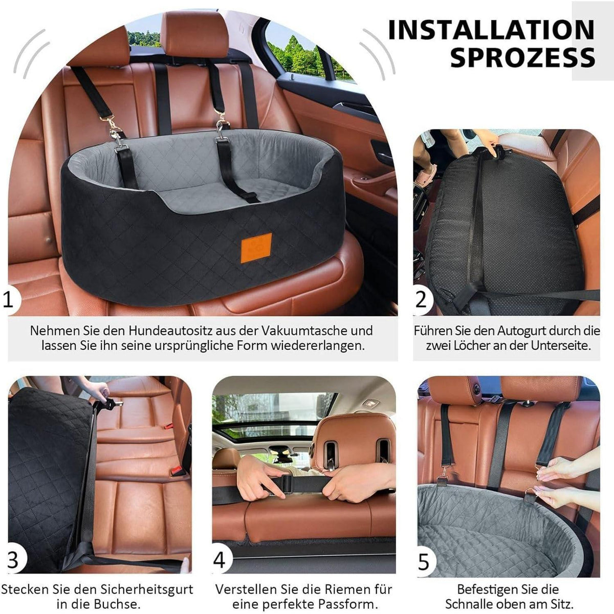 Hundesitz Auto – Sicher & Komfortabel für Große Hunde