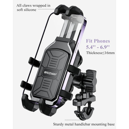 Motorrad Handyhalterung mit Vibrationsdämpfer & Anti-Shake