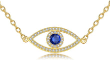VONALA Böses Auge 925 Sterling Silber Halskette Unendlichkeit Goldene