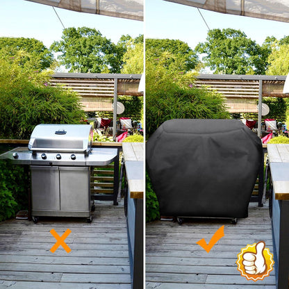 Raweao Gasgrill Abdeckhaube Wasserdicht 500D Oxford H90cm