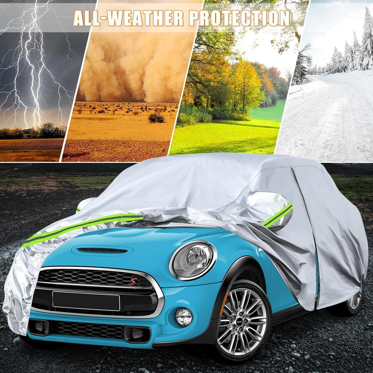Autoabdeckung Vollgarage für Mini Cooper 5 Türen 2013-2024