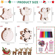 Holzanhänger Weihnachten Basteln DIY Set Kinder