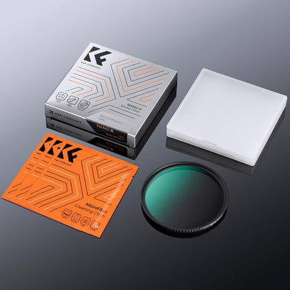 82mm Nano-K Black Mist 1 & Promist 1 Filter Set - Optisches Glas, 18-lagige Nanobeschichtung, Black Diffusion Filter - Video & Porträt