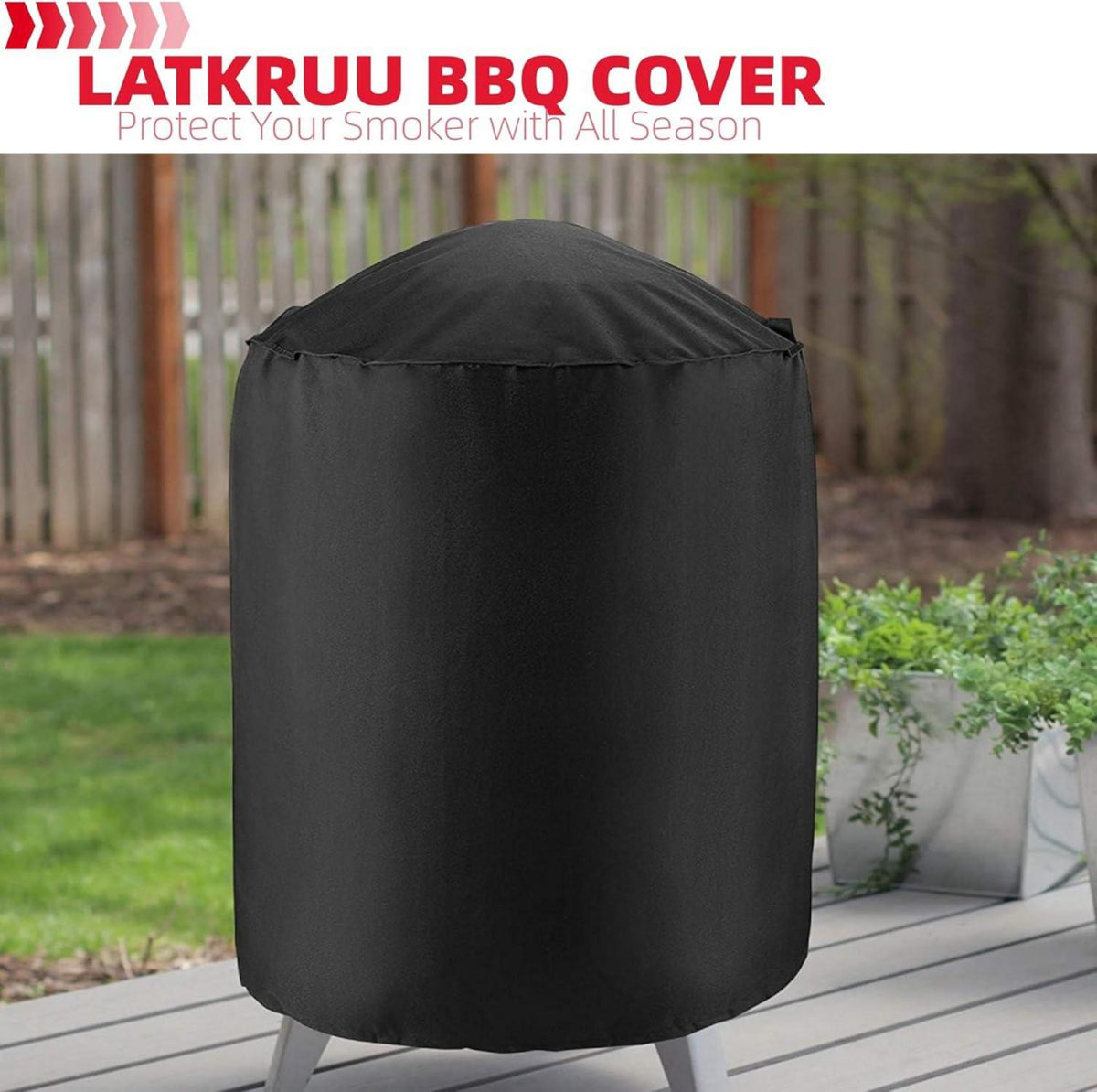 Kettle BBQ Gas Grill Cover Waterproof Outdoor Protection 71x68cm Storage Bag