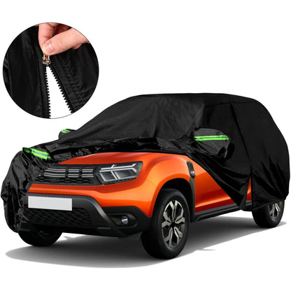 Auto Abdeckung für Dacia Duster 2010-2025 – Allwetterschutz mit Schloss