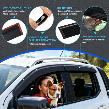 Windabweiser Ford Ranger 2023-2026 Doppelkabine
