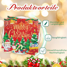 Weihnachten Servietten 40Stück Rot Merry Christmas Tischdeko