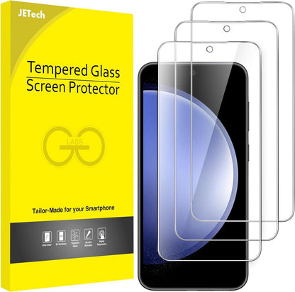 Displayschutzfolie Samsung Galaxy S23 FE 6,4 Zoll Panzer Glas 3 Stück