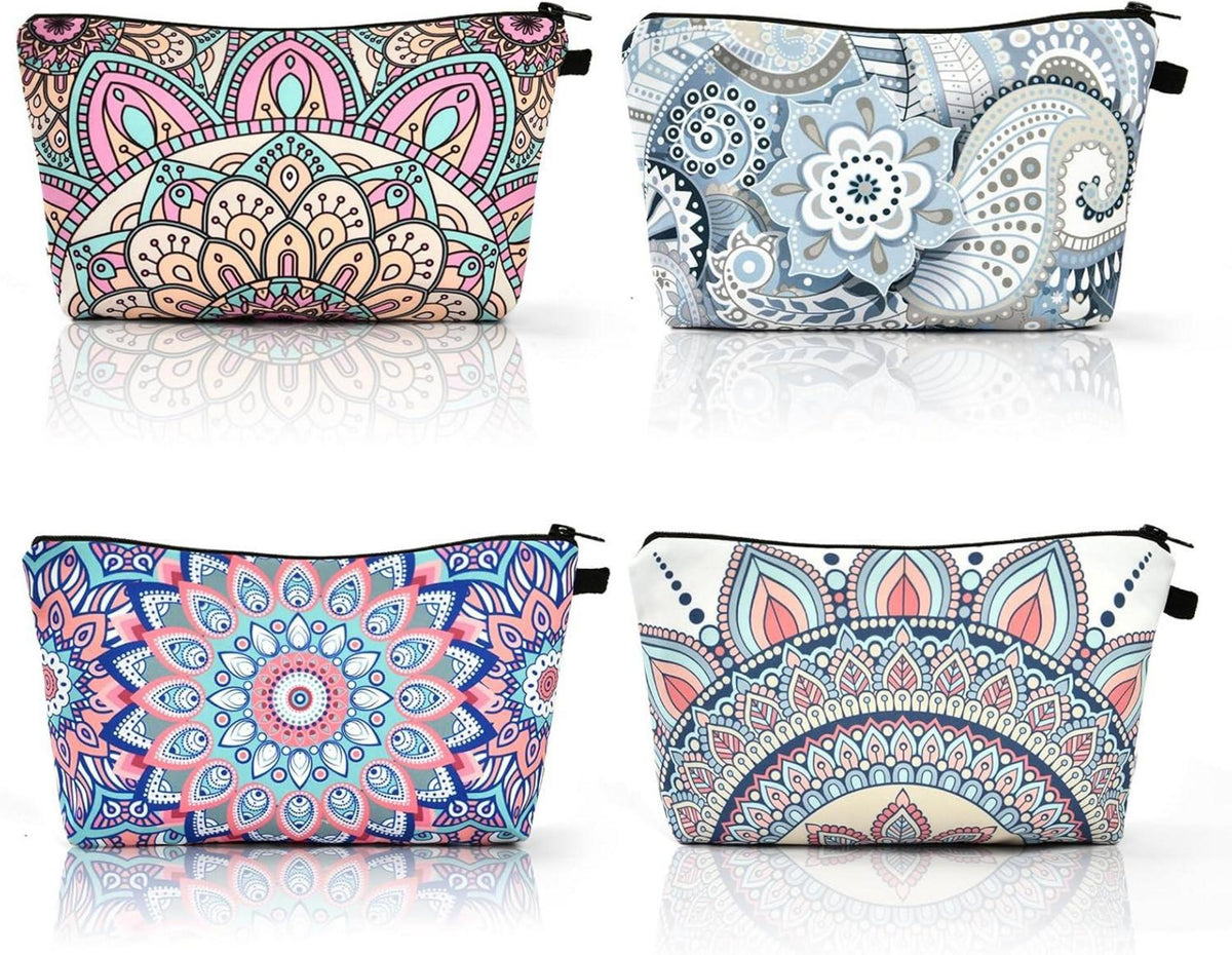 Kosmetiktasche Segeltuch Multifunktionale Reise Make-up Tasche