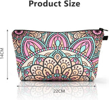 Kosmetiktasche aus Segeltuch mit Mandala-Druck, 4er Set