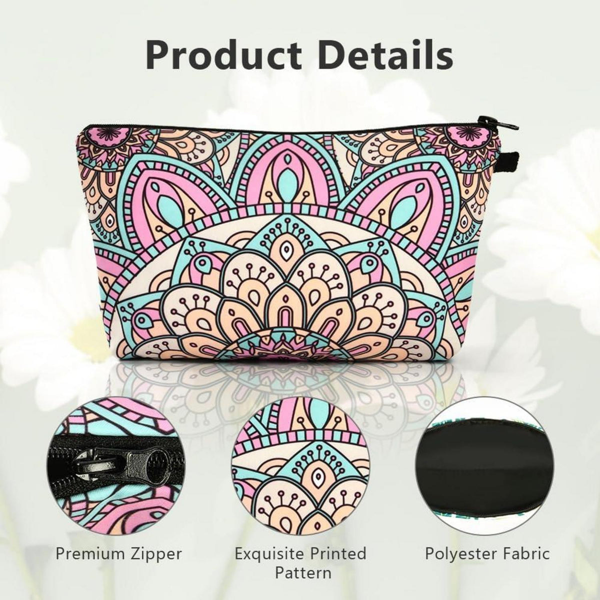 Kosmetiktasche Segeltuch Multifunktionale Reise Make-up Tasche