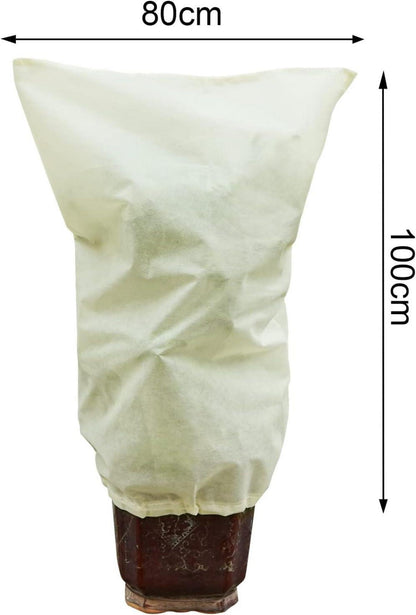 4er Pack Winterschutz-Haube 80x100cm Frostschutzvlies Pflanzen