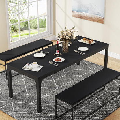 Industrietisch 200x70cm – Esstisch für 6-8 Personen