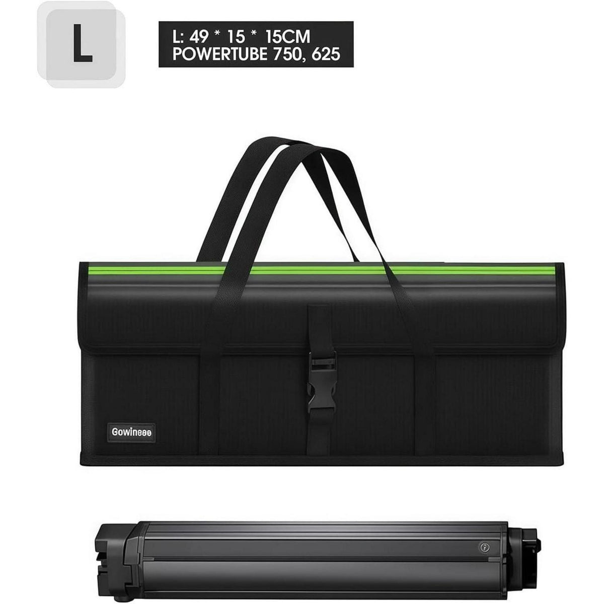 Feuerfeste Ebike Akku Tasche Groß (L) – Sicherer Transport & Lagerung