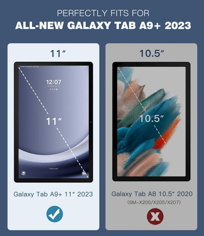 TiMOVO Hülle Samsung Galaxy Tab A9+ 11 Zoll 2023 Schutzhülle