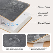 Wasserdichte Hundedecke Sherpa Fleece Cremefarben 80x100cm