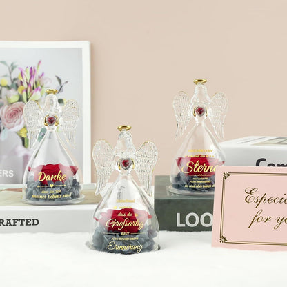Ewige Rose Engel Geschenkbox für Frauen Weihnachten Mutter Freundin