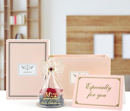 Ewige Rose Engel Geschenk für Paare Hochzeitsgeschenk Jubiläum
