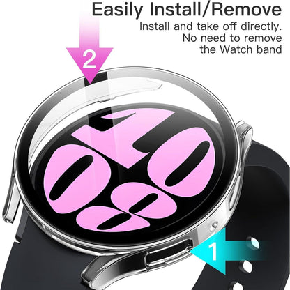 Schutzhülle mit Schutzfolie für Samsung Galaxy Watch 6
